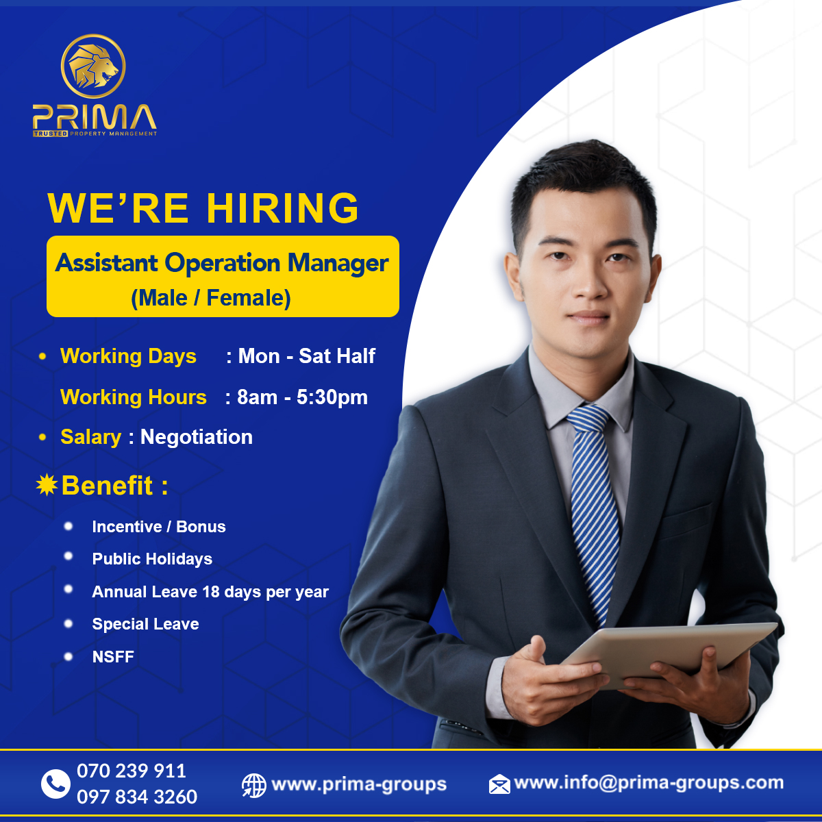 Assistant Operation Manager